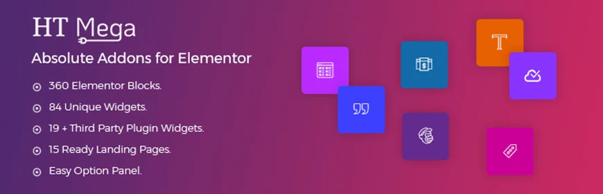 HT Mega - complemento elementor