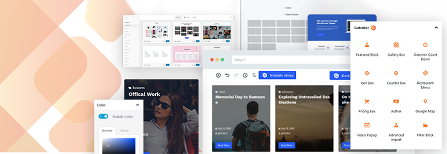 Gutentor adalah blok pembangun halaman WordPress Gutenberg