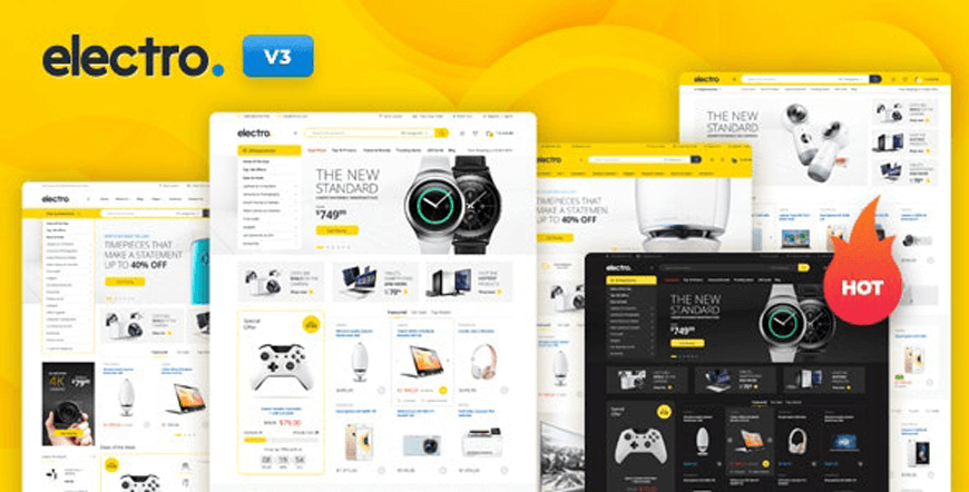 Electro - Tema WordPress afiliată WooCommerce