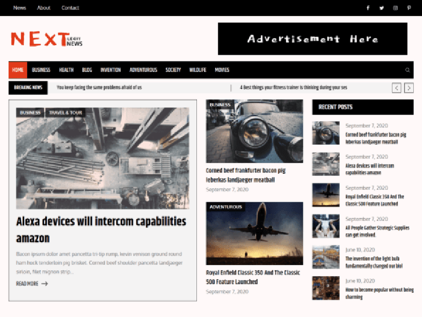 Berita Legit berikutnya, tema wp berita gratis terbaik lainnya
