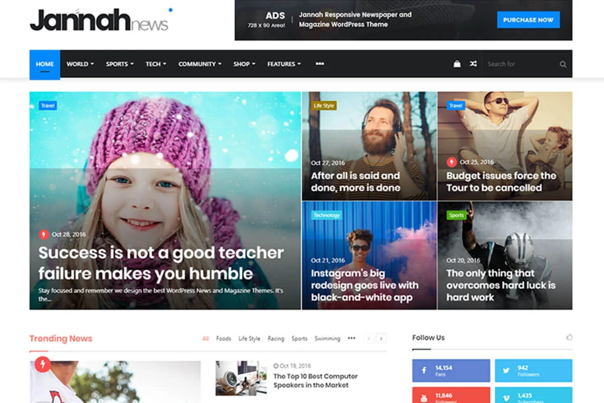 Jannah adalah tema WordPress berita terbaik