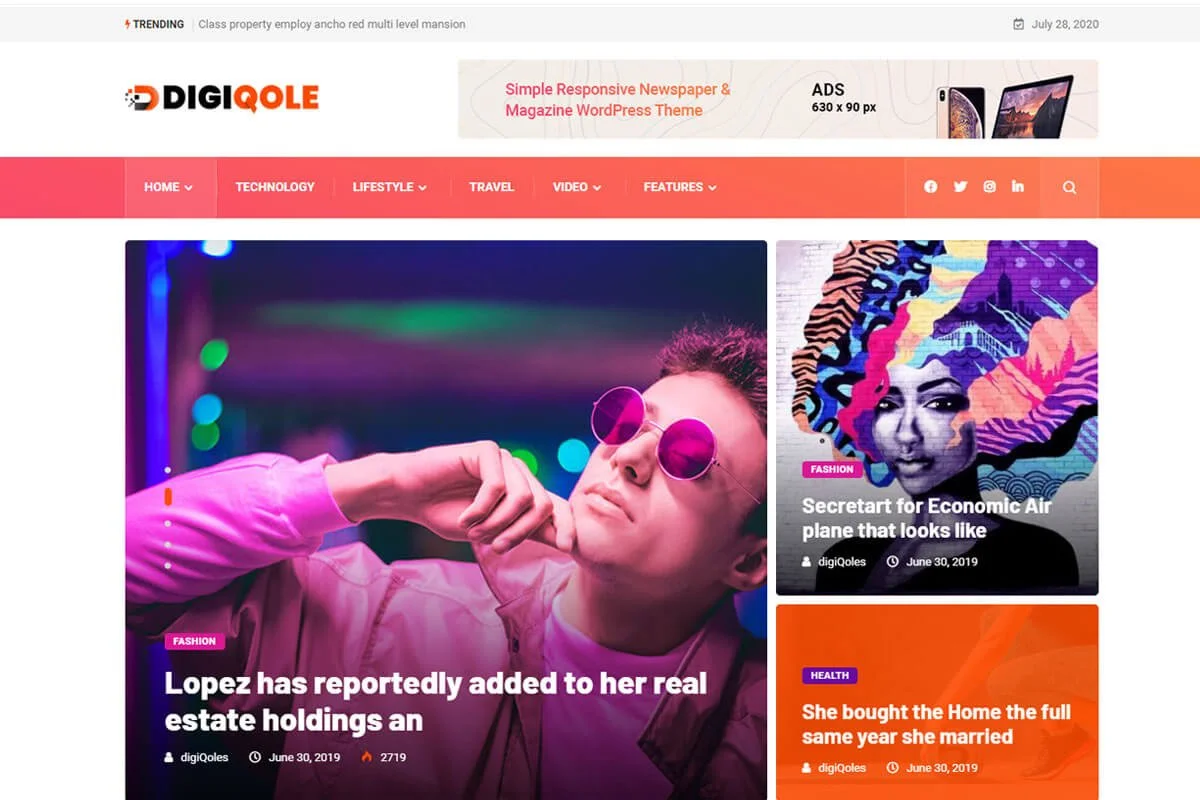 Tema WordPress berita terbaik