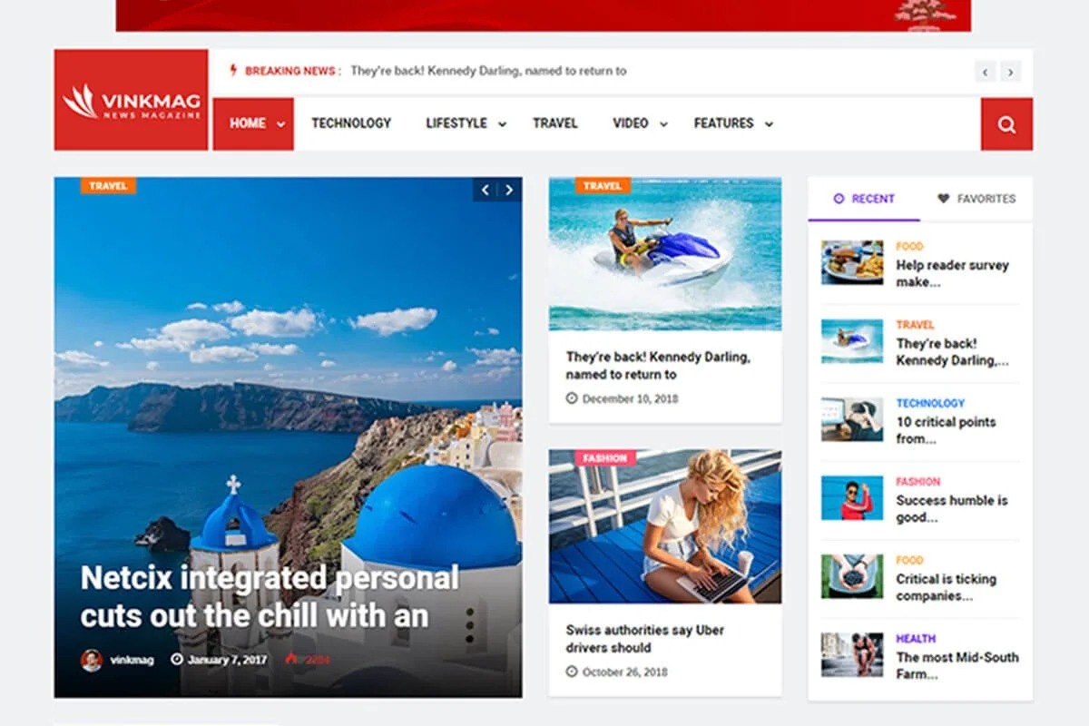 Tema WordPress berita multi-konsep