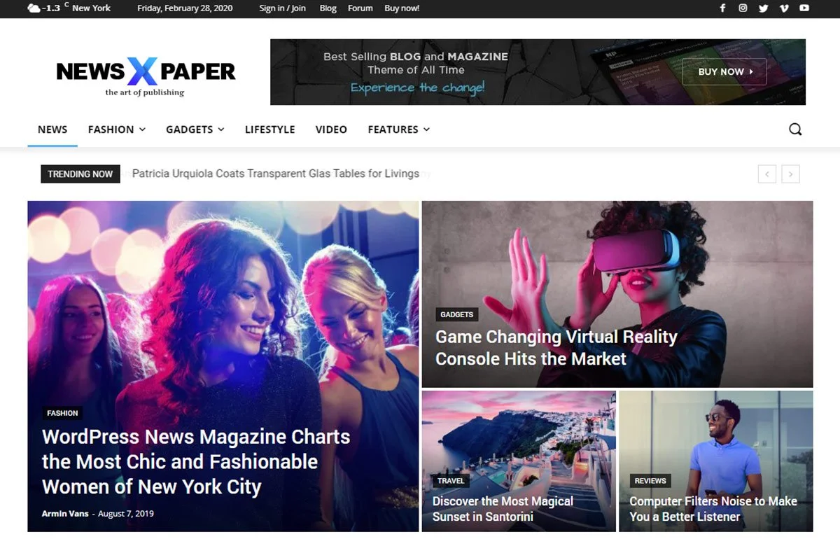 tema WordPress berita