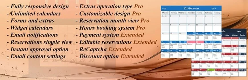 Calendario de reservas por Start Booking
