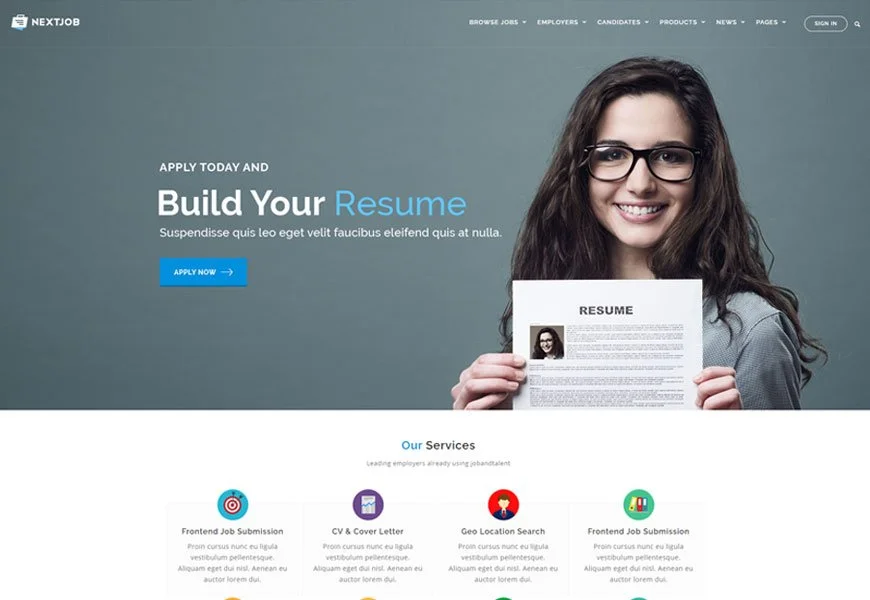 JobCareer - temă WordPress pentru panoul de locuri de muncă