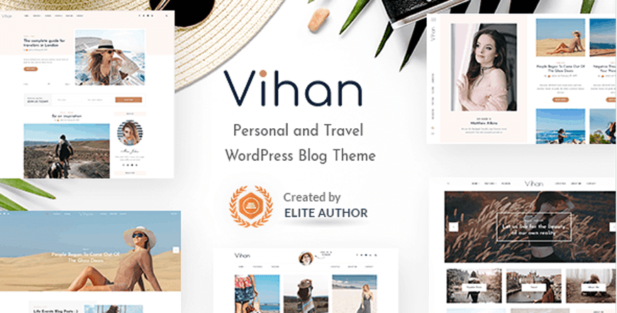 Vihan - blog personal de călătorie tema WordPress