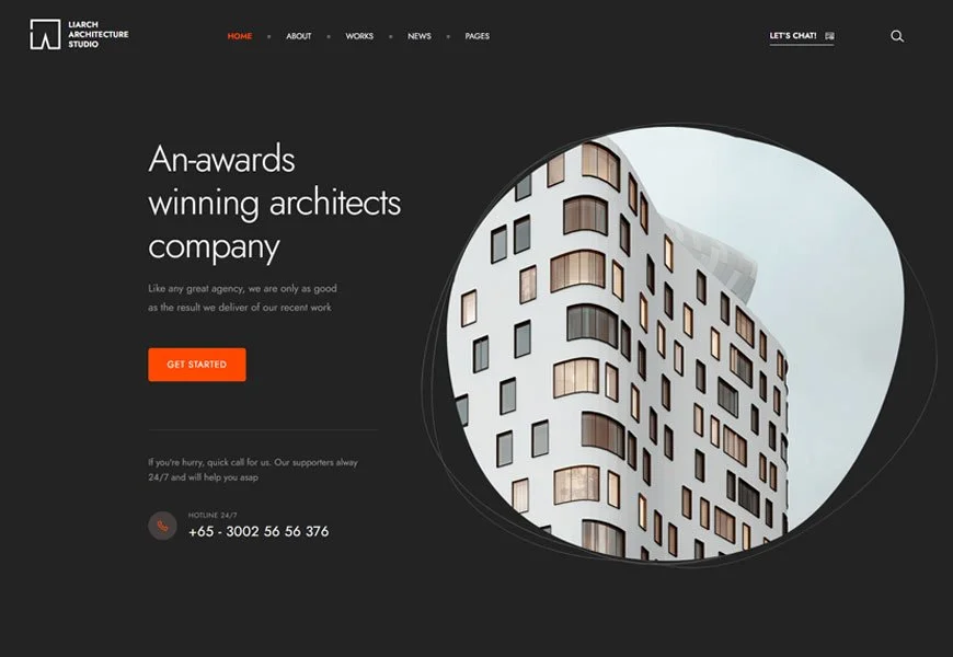 Liarch - plantillas de sitios web de arquitectura