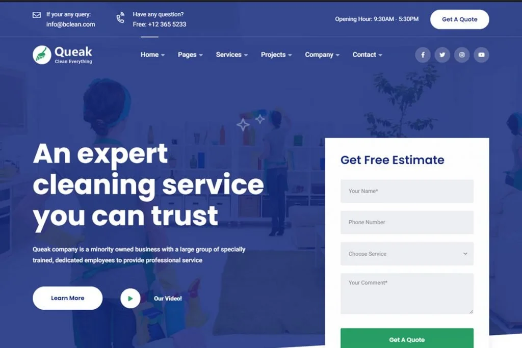 Queak - Tema de limpieza de WordPress