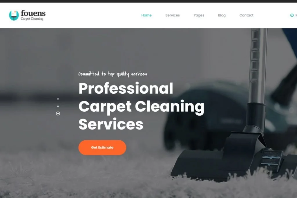 Fouens - Tema de WordPress para servicios de limpieza