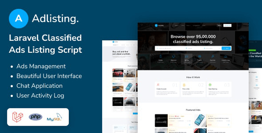 Adlisting - skrip daftar iklan baris laravel