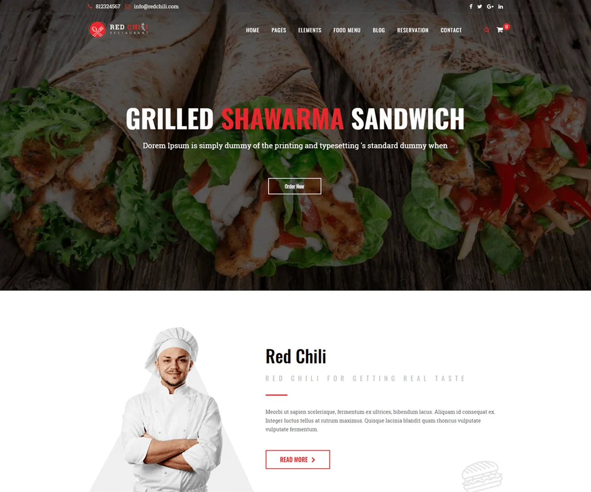 cea mai bună temă wordpress pentru restaurant