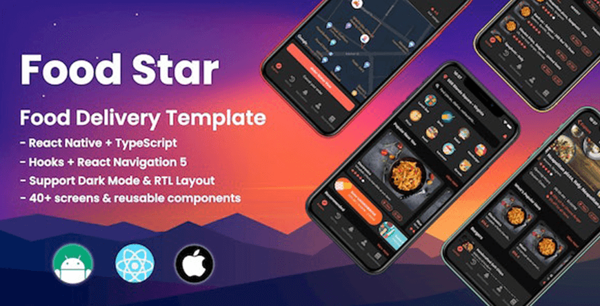 Food Star - Modèles d'applications natives React