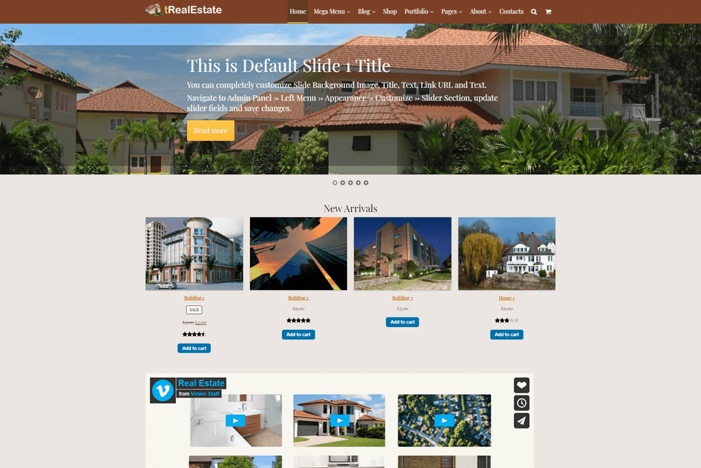 fRealEstate - thèmes WordPress immobiliers