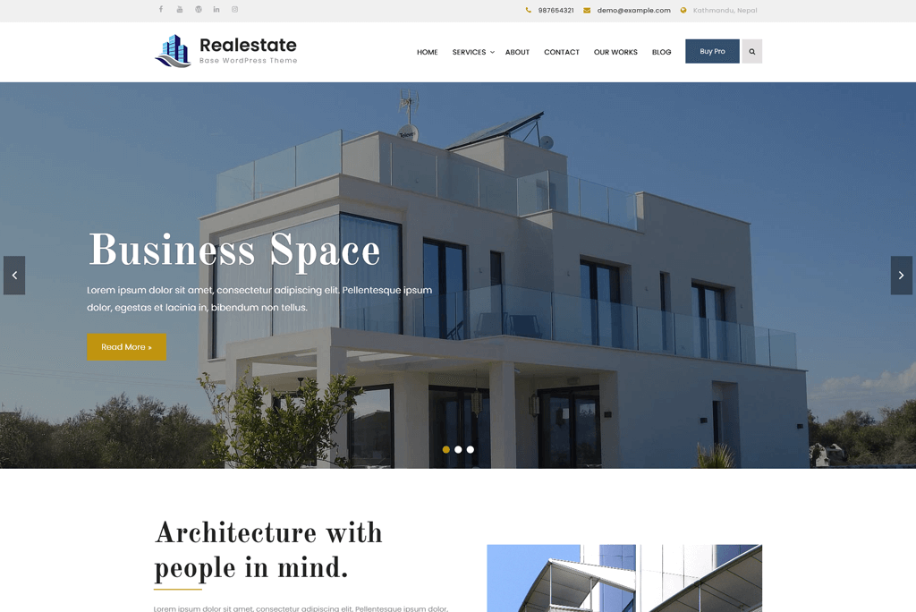 thèmes WordPress immobiliers gratuits