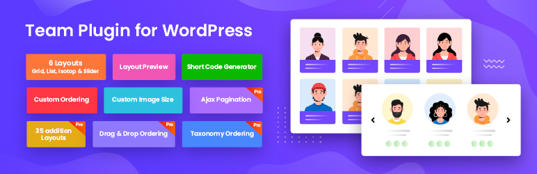 Plugin de apresentação de membros da equipe do WordPress
