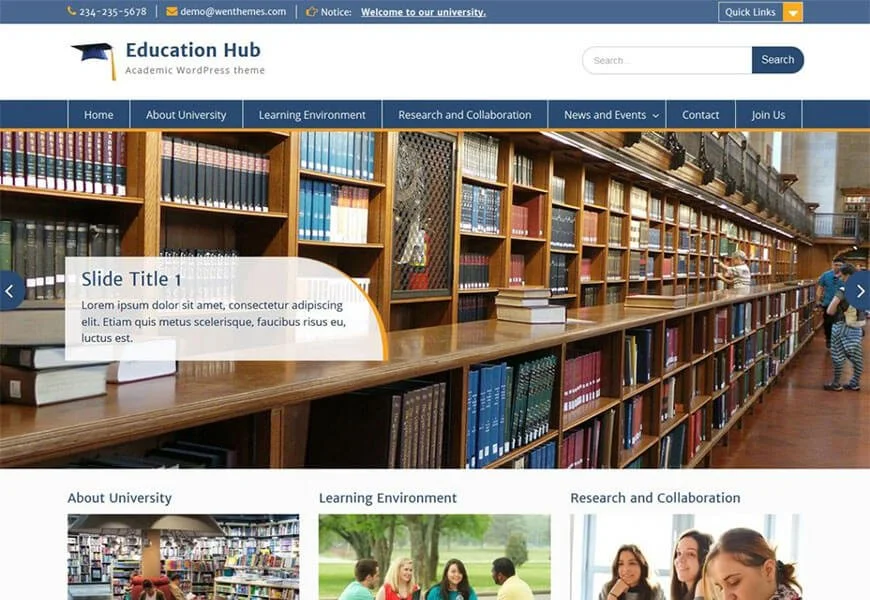 temi wordpress gratuiti per il sito web delle scuole