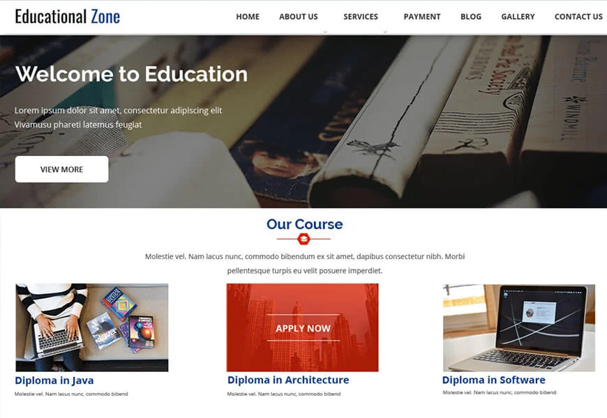 tema wordpress gratuito per il sito web della scuola