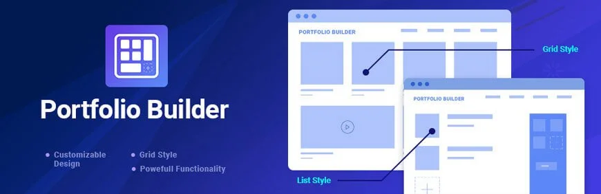 Constructeur de portefeuille WordPress