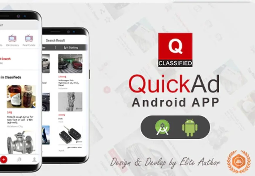 Quickad - Ogłoszenia drobne Aplikacje na Androida i iOS