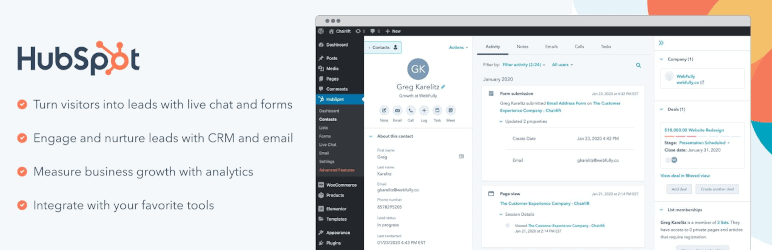 Hubspot: Plugin Pemasaran Email WordPress