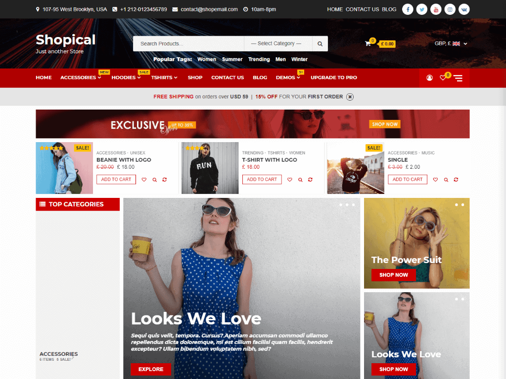 Temi di eCommerce WordPress gratuiti