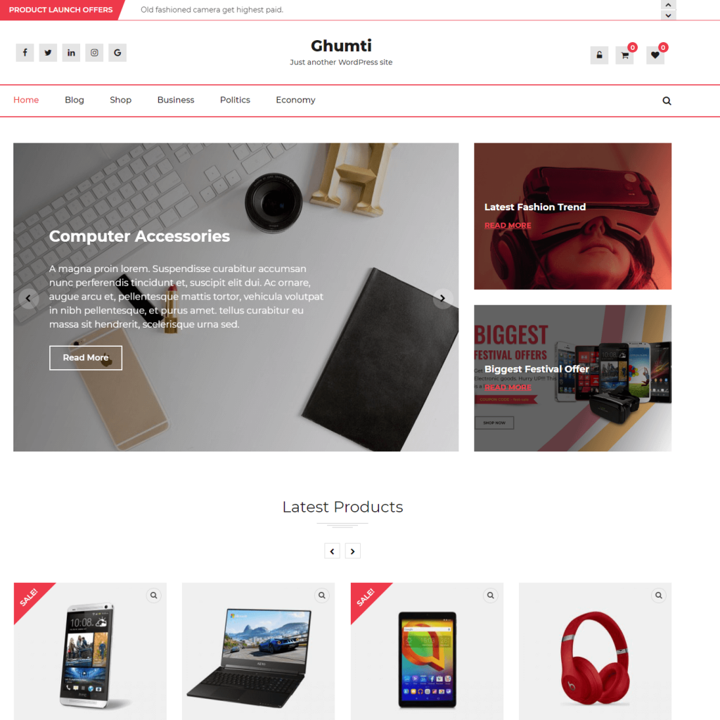 Temi di eCommerce WordPress gratuiti