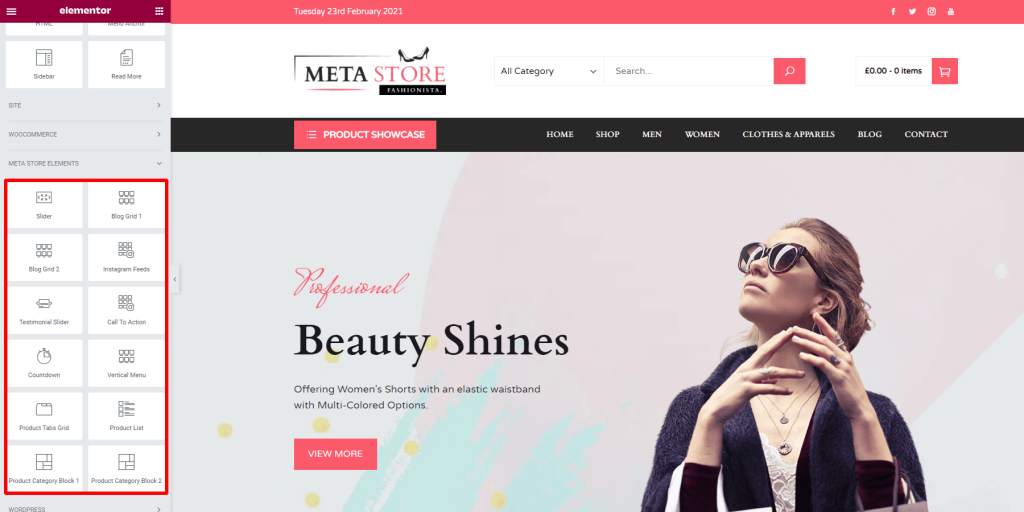 Creați un site de comerț electronic