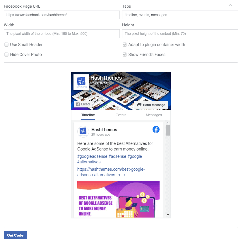 Sematkan Umpan Facebook di WordPress