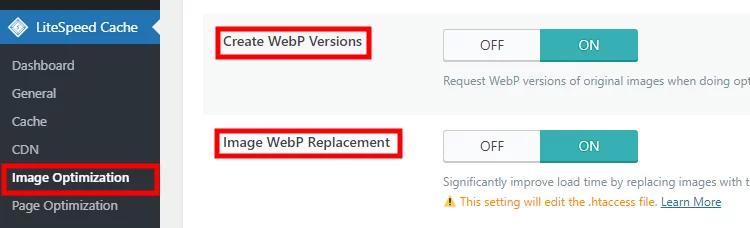 Optimización del contenido multimedia en el sitio web creado con WordPress.