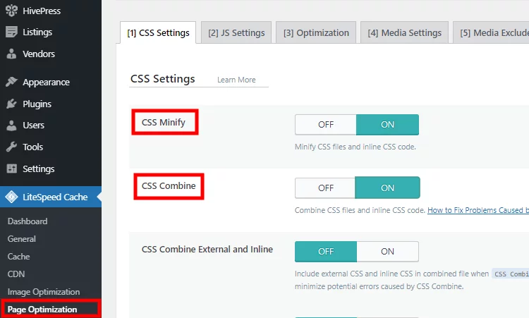 Acelere un sitio web de directorio o mercado configurando archivos CSS.