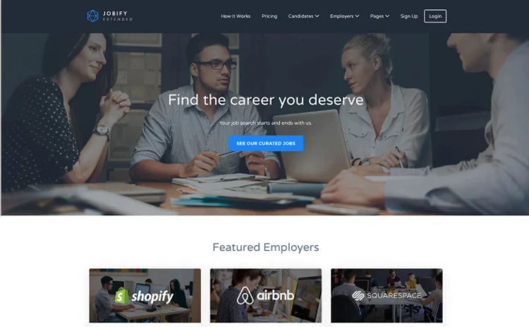 Jobify, das beliebteste WordPress-Jobportal-Theme.