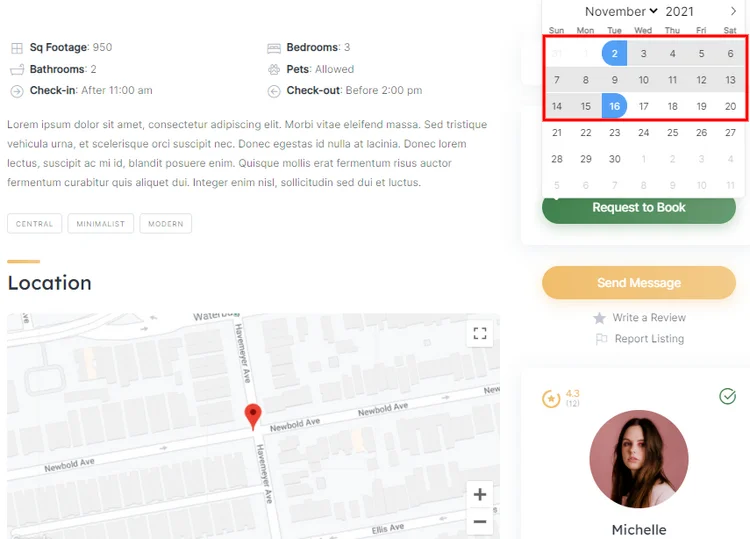 ตัวอย่างการสร้างเว็บไซต์อย่าง Airbnb ด้วย WordPress