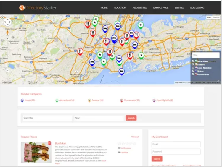 Tema de lista de WordPress gratuito