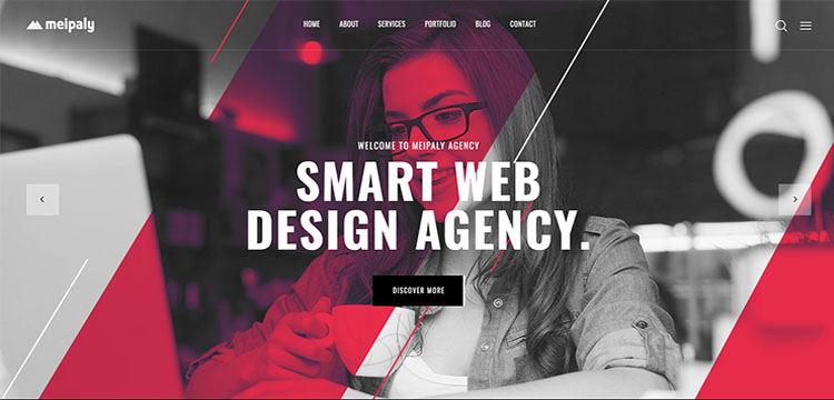 Meipaly - Tema de WordPress para agencias de servicios digitales