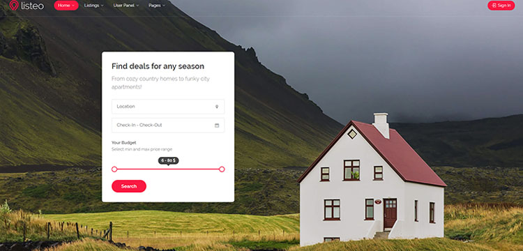 Listeo - Tema de WordPress para directorios y listados
