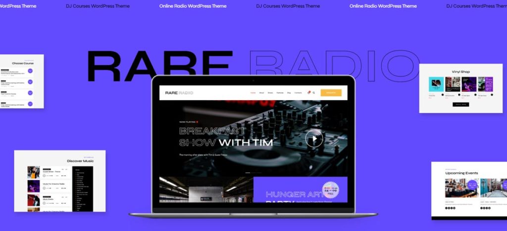 電台 WordPress 主題