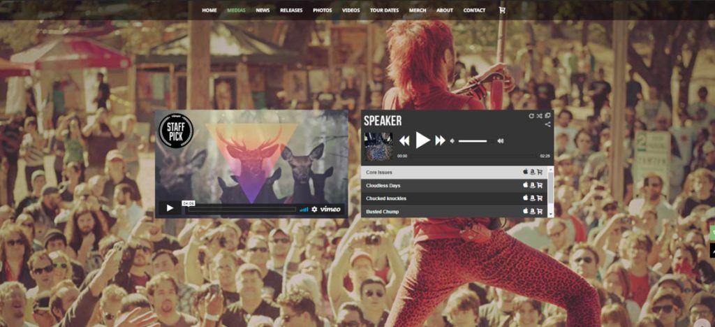Thèmes WordPress Musique