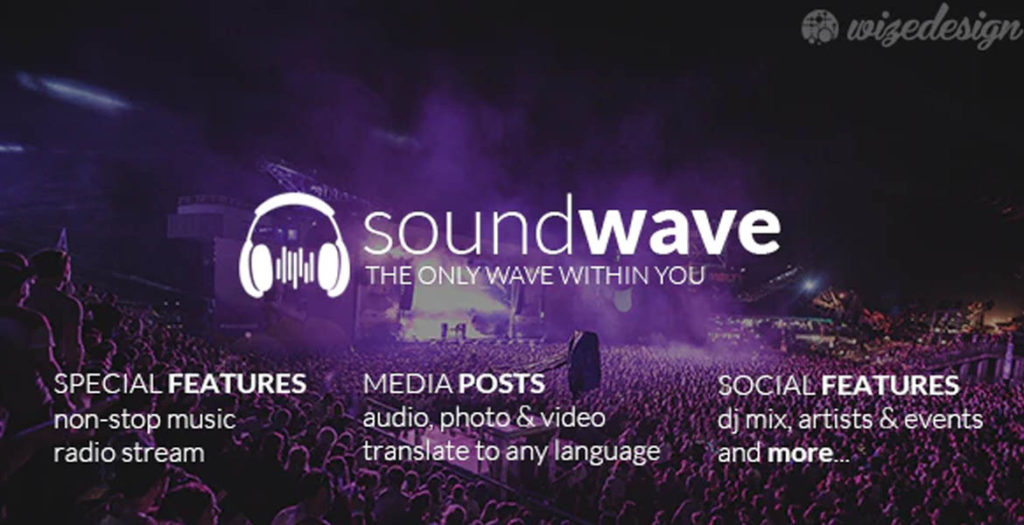 SoundWave - Le thème WordPress Music Vibe