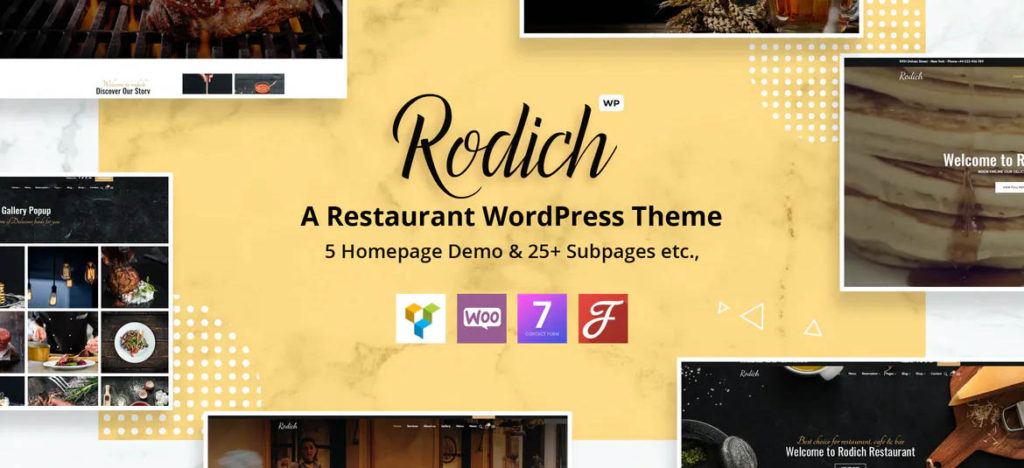 Thème wordpress restaurant