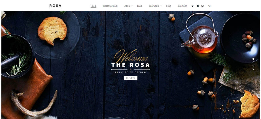 Thème wordpress restaurant