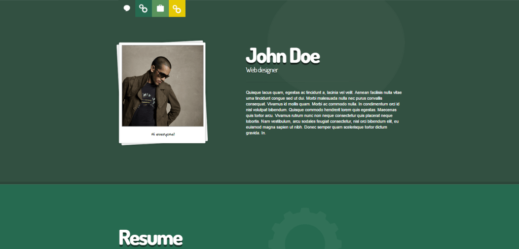 Saya vCard tema
