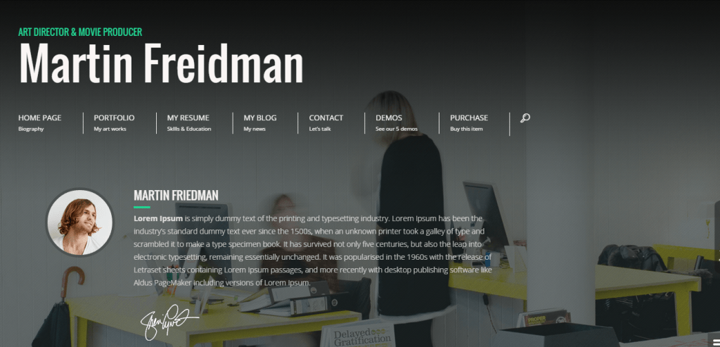 Promosi CV Tema
