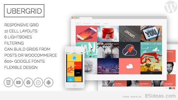 Построитель сетки UberGrid WordPress