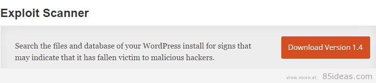 Exploit-Scanner-Plugin