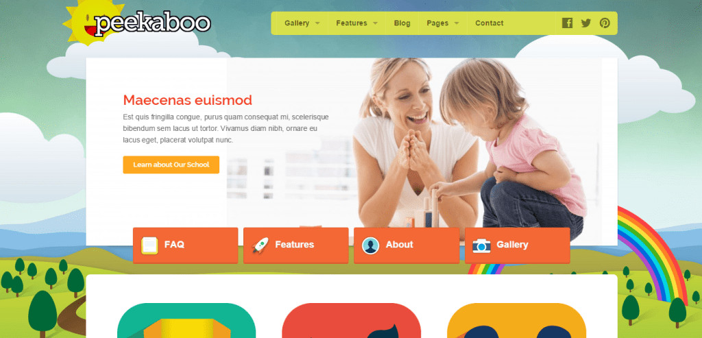 Peekaboo WordPress Teması