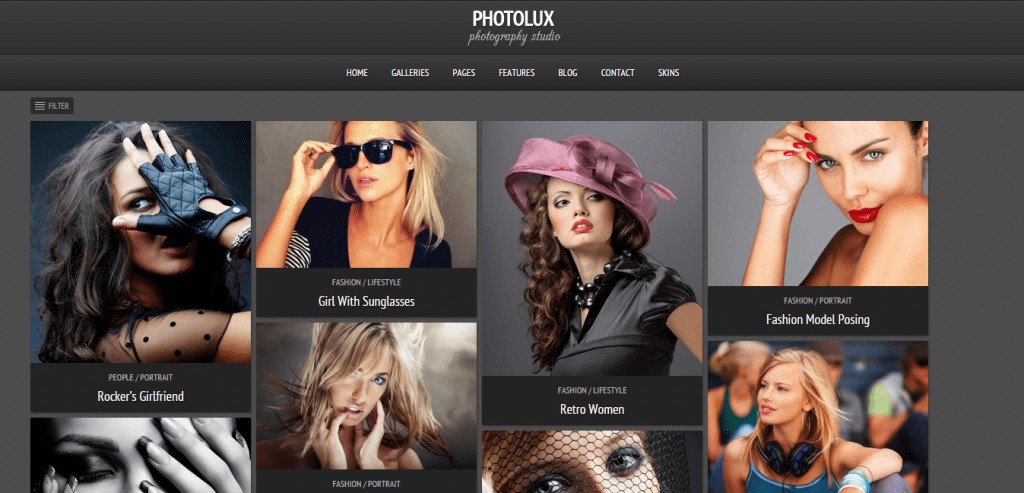 Photolux Fotoğrafçılık WordPress Teması