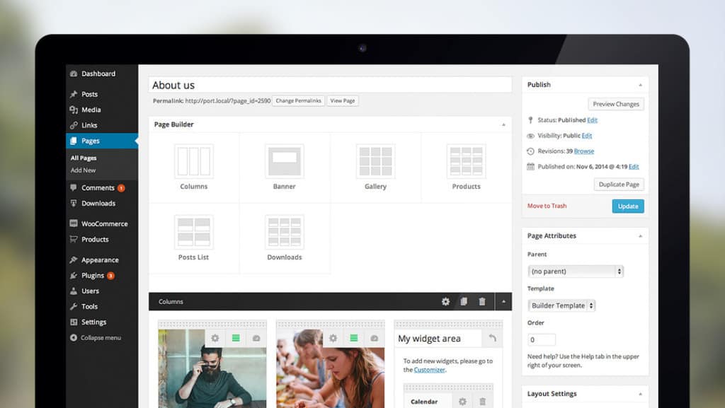 crea page builder