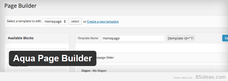 Plugin Aqua Page Builder