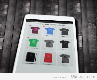 Primo piano del modello dell'iPad